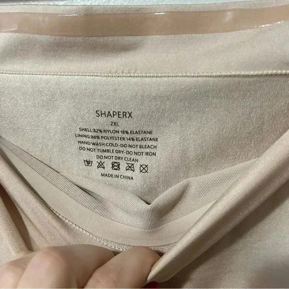 ShaperX Shapewear Shorts Tummy Control Seamless 2XL - Picture 4 of 5